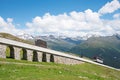 Steep funicular railway Parsenn mountain landscape WeiÃÅ¸fluhjoch Davos, landscape Switzerland